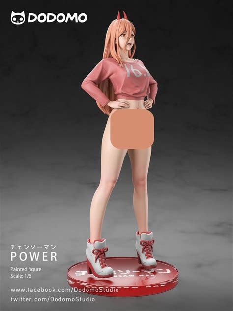 naked power chainsaw man|Dodomo Studio [18+] Chainsaw Man Power 1/6 GK Statue